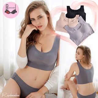 SB-910 Sport bra slim บราไร้ขอบไร้โครง Sportbra สปอร์ตบรา บราไร้ขอบ สปอร์ตบราแฟชั่น[Rosebrabra]