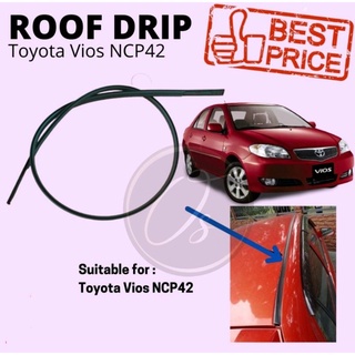 ยางหลังคารถยนต์ สําหรับ Toyota Vios 2003-2007 NCP42 2003 2004 2005 2006 2007