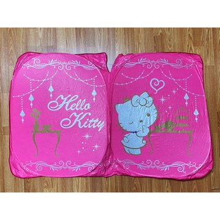 ลิขสิทธิ์แท้ เฮลโล คิตตี้ ที่บังแดดกระจกหน้ารถยนต์ 1 ชิ้น Hello Kitty Car Folding Front Window Sunshade #Princess