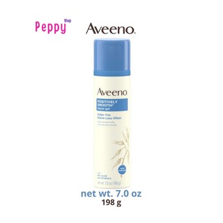 Aveeno Positively Smooth® Shave Gel 198 g ครีมกำจัดขน (198 กรัม)