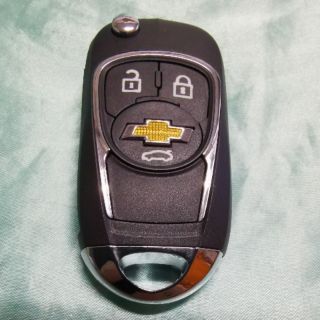 กรอบ​กุญแจ​พับเชฟโรเลต​CRUZE SONIC​ 3ปุ่ม*สำหรับใส่แทนดอกเก่…