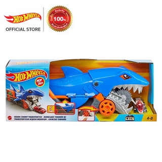 Hot Wheels Shark Chomp Transporter Playset ฮอตวิว ชุดเซ็ต ฉลาม จอมเขมือบรถ (GVG36 CH)