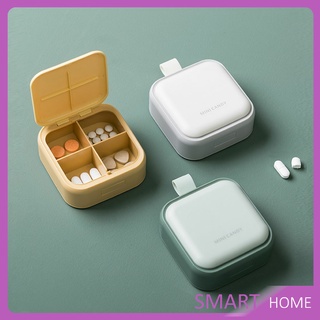 กันน้ำและกันชื้น กล่องเก็บยา  ง่ายต่อการพกพา สุขภาพและความปลอดภัย  Pill box