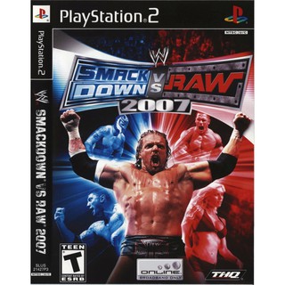 แผ่นเกมส์ WWE SMACK DOWN VS RAW 2007 PS2 Playstation 2 คุณภาพสูง ราคาถูก