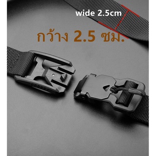 2.5cm เข็มขัดผู้ชาย เข็มขัดทหาร  Tactical belt