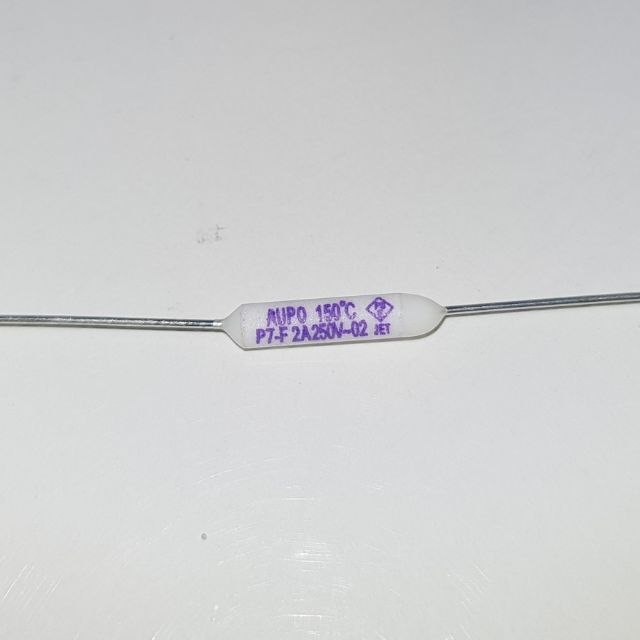เทอร์โมฟิวส์ 150 องศา 2 A ตัวกลม อะไหล่พัดลม คละยี่ห้อ