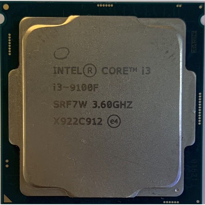 cpu i3 9100f มือสองสภาพสวยๆ