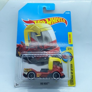 รถเหล็ก Hotwheels RIG HEAT เบอร์13 (ib21)