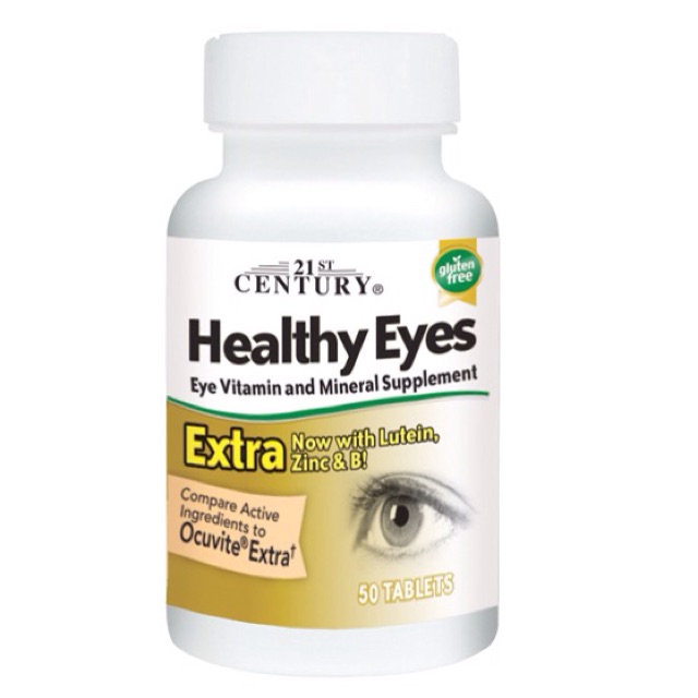 🌈แท้พร้อมส่ง🌈21st century healthy eyes extra 50เม็ด