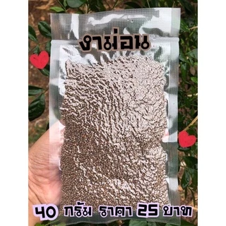 งาขี้ม่อน ดิบ คัดพิเศษ ขนาด 40 กรัม