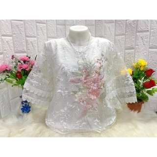 🌸เสื้อลูกไม้🎀อก42นิ้ว และ 46นิ้ว 50นิ้ว 56นิ้ว🔥ดูขนาดสินค้าให้ถูกต้องนะคะ 🔥ส่งของทุกวันค