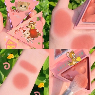 PIPL Little Aoding Cat and Mouse Blush ไฮไลท์แต่งหน้าพาเลท