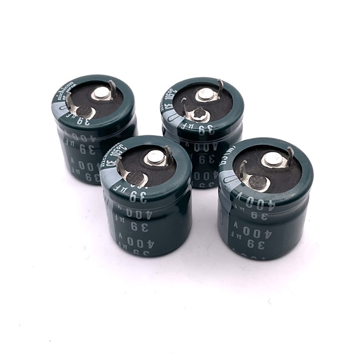 C​ ขาเขี้ยว​ 39uf400V  ไซส์​ กว้าง20​ ยาว22มิล