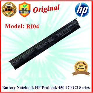 Battery Notebook HP Model  RI04 Hp Probook 450 470 G3 Series Original แบตเตอรี่โน้ตบุ๊ค  HP ของแท้