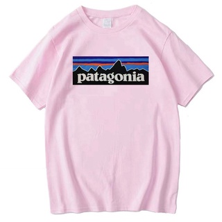 เสื้อยืดแขนสั้น คอกลม พิมพ์ลาย patagonia ใช้งานกลางแจ้ง สําหรับผู้ชาย