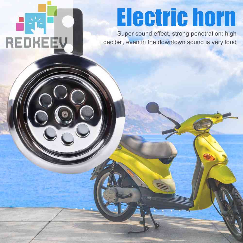 Redkeev แตรรถจักรยานยนต์ไฟฟ้า 12V สําหรับสกูตเตอร์ไฟฟ้า​