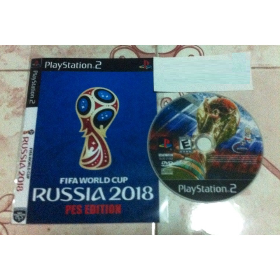 แผ่น Ps2 Pes18  บอลโลก เก็บปลายทางได้ ภาษา ENG (แผ่นไร้)