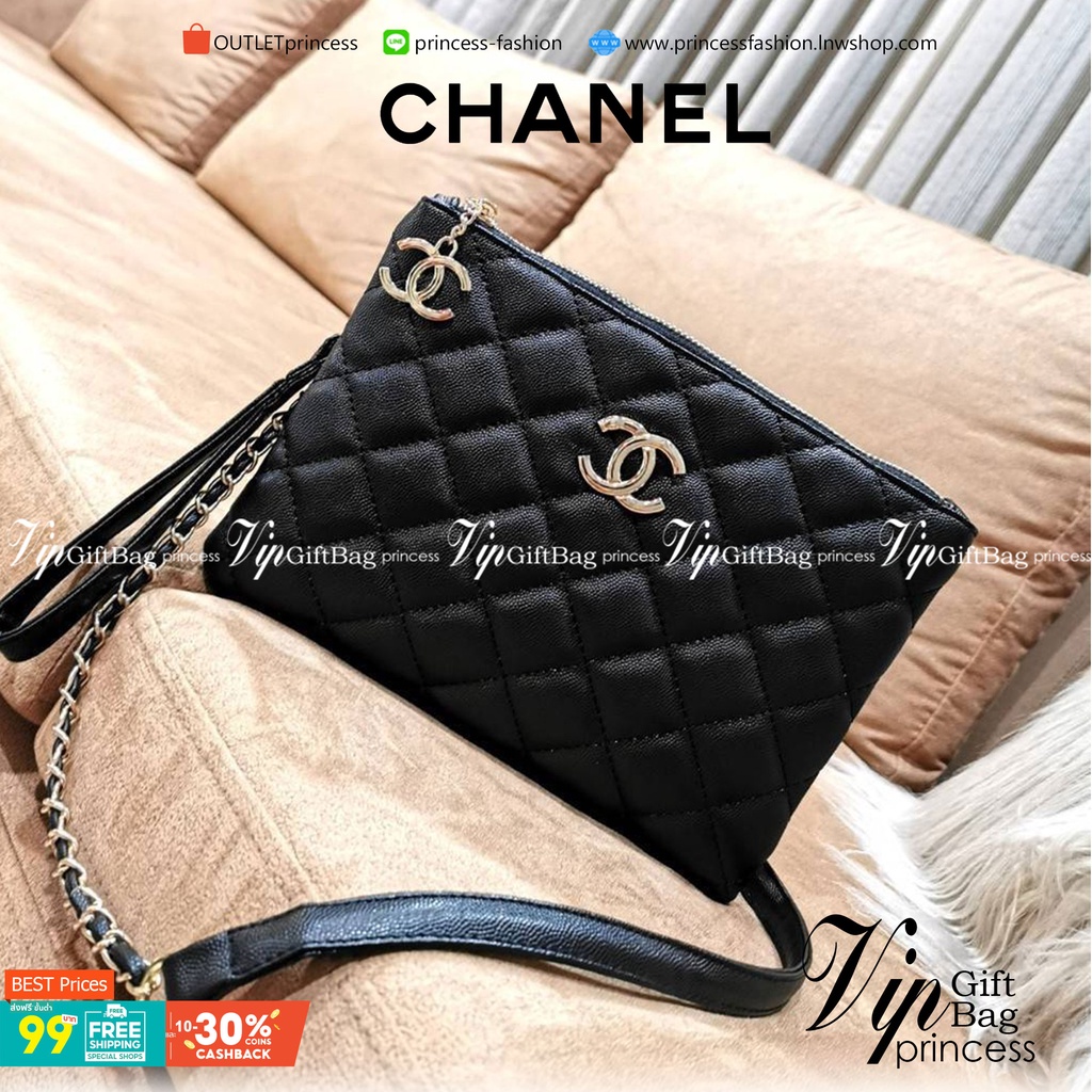 Chanel Crossbody Bag VIP Gift With Purchase (GWP) กระเป๋าสะพายพรีเมี่ยมกิ้ฟจาก Chanel Cosmetic Counter DutyFree