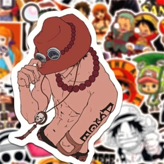 ☠ One Piece . Sailing Adventure Series 03 Stickers ☠ 50Pcs/Set Anime Luffy Chopper Zoro Nami Waterproof DIY Fashion Decals Doodle Stickers