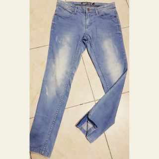 กางเกงยีนส์ Jeans Studio size28-29 ปลายขาเดฟแต่งซิป