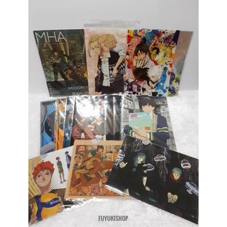 🛒 พร้อมส่ง รวมแฟ้ม A4 ไฮคิว, มายฮีโร่, จูจุทสึ, Banana Fish, สุขาวดีอเวจี ลิขสิทธิ์แท้