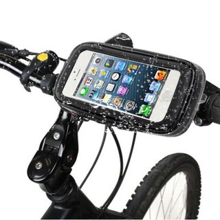 Weather Resistant Bike Mount ซองสำหรับใส่มือถือพร้อมตัวยึดกับจักรยาน (BLACK)