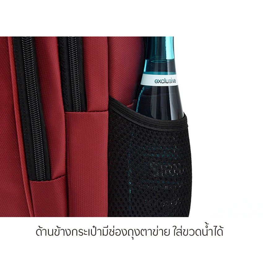 TForever Young-กระเป๋าสะพายหลัง กระเป๋าเป้ Unisex  มีช่องใส่โน๊ตบุ๊ค สายปรับความยาวได้ รุ่น LX-104B2
