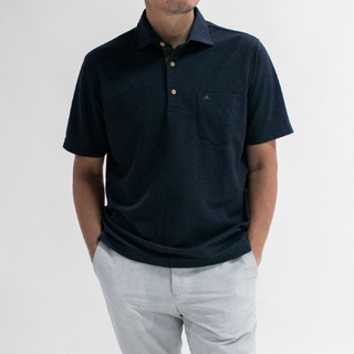 TAKEO KIKUCHI เสื้อโปโล FIELDSENSOR HEMP-LIKE POLO SHIRT