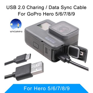 USB 2.0 Charging/Data Sync Cable for GoPro Hero 5/6/7/8/9/10/11 - สายชาร์จ/สายข้อมูลUSB 2.0 สำหรับ GoPro 5/6/7/8/9/10/11