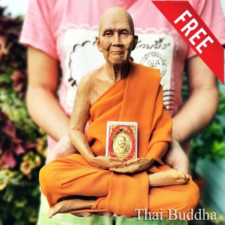 หลวงปู่ดู่ วัดสะแก​ หน้าตัก 9นิ้ว (19ซม.) สูง25ซม. พร้อมเหรียญที่ระลึกยันต์ดวง หลวงปู่ดู่  ฟรีผ้ายันต์ 1ผืน   เนื้อขี้ผึ