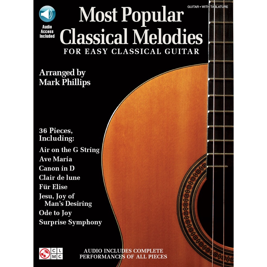 (Guitar) Most Popular Classical Melodies for Easy Classical Guitar (HL02501388)