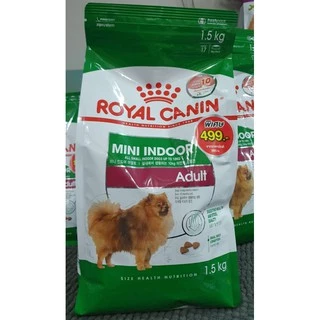 MINI INDOOR Adult1.5kgสำหรับสุนัขโตเลี้ยงในบ้าน 1.5 กิโล
