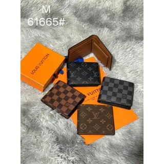 กระเป๋าสตางค์ผู้ชาย กระเป๋าสตางค์สไตล์หลุยส์์Lv wallet styleSize  4.5" (โดยประมาณ)