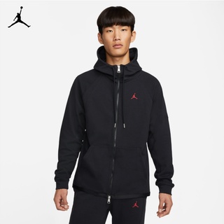 Air Jordan ของแท้ 100% เสื้อแจ็กเก็ตถัก แขนยาว มีฮู้ด สําหรับผู้ชาย DJ0885