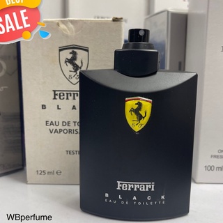 น้ำหอมแท้100% Ferrari black for Men EDT 125 ML. TESTER