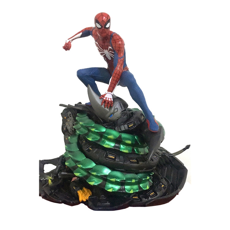Marvel Limited PS4 Spider-Man Collectors Edition Spiderman รูปปั้นรูป PVC ของเล่นสะสมของขวัญวันเกิด