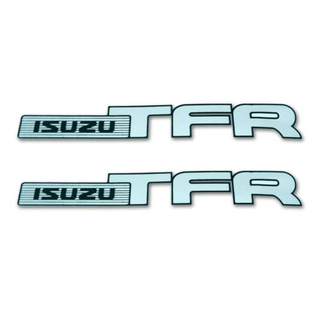 สติ๊กเกอร์ Sticker ISUZU TFR สีเทา ดำ