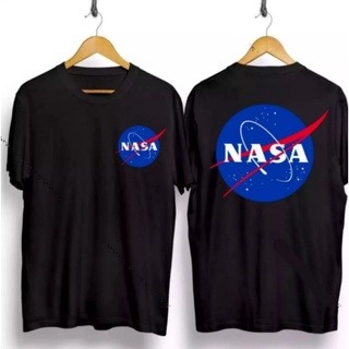 (ถูกที่สุด) เสื้อยืด ลายโลโก้ Nasa DISTRO สําหรับผู้ใหญ่