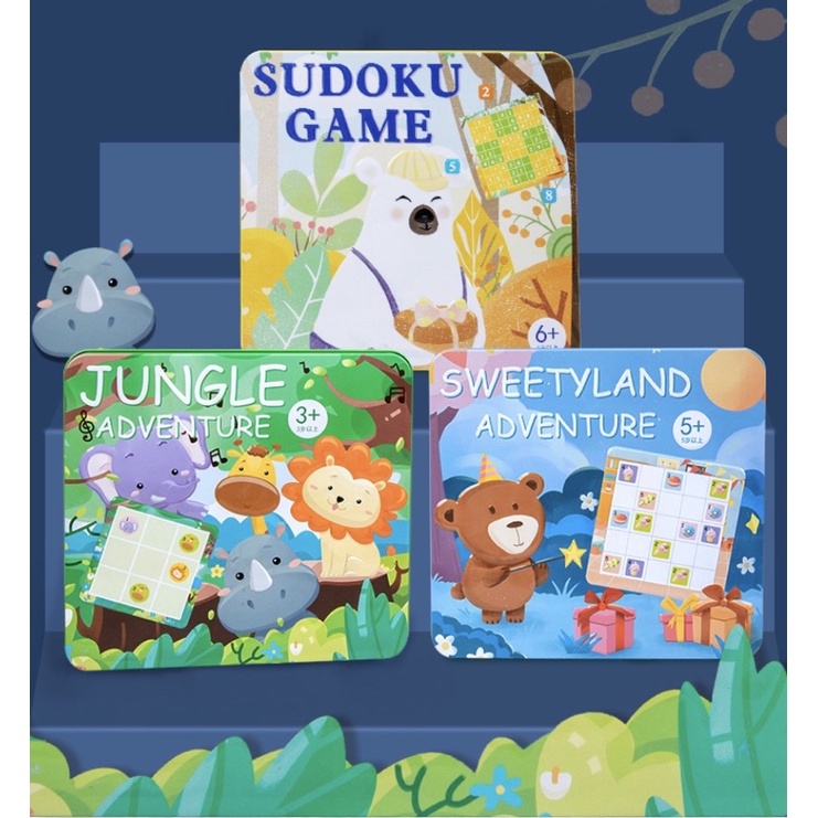 ซูโดกุ คิดส์ (Sodoku for kids) เกมส์สนุก ๆ ที่เอาไว้เล่นกันในครอบครัว ปูพื้นฐานการคำนวณ พร้อมส่งไม่ต