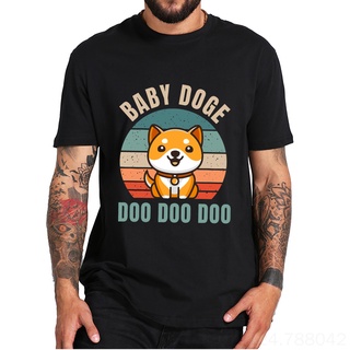 Doge Doo เสื้อยืดแฟชั่น แบบนิ่ม ทรงสลิมฟิต ลาย Dogecoin Crypto Trader Babydoge Token