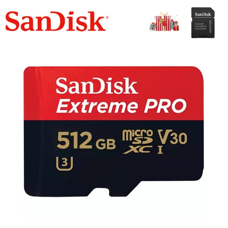 ~ 128GB SD card 32GB 64GB 256GB 512GB Memory Card C10 A2 90MB/s Micro SD SD527X