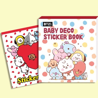 🇰🇷【 BT21 Sticker Book 】 Character Stickers Books