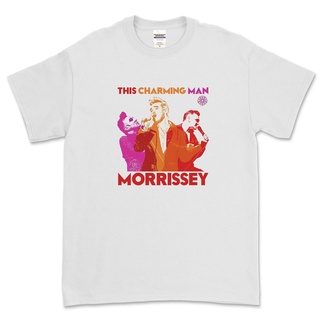 ROUND คอลูกเรือเสื้อยืด พิมพ์ลาย Morrissey THIS CHARMING สําหรับผู้ชาย-4XL