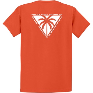 T-shirt  เสื้อยืด พิมพ์ลาย Koloa Surf Triangulated Palm น้ําหนักเบา สไตล์คลาสสิก สําหรับผู้หญิงS-5XL