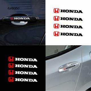 Tbb_4 ชิ้นสติ๊กเกอร์ลายโลโก้สำหรับตกแต่งรถยนต์ Honda