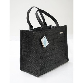 (ใส่โค้ด 4UV6URR)  Bag.it.all_th Stripes BLACK  (all black)