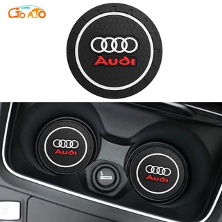 GTIOATO ที่รองแก้วรถยนต์ เสื่อกันลื่น สำหรับ Audi S4 RS3 A6 A8 Q2 TT A7 Q8 S5 A4 A5 R8 Q7 Q3 A3 RS7 Q5 RS6 A1 RS5