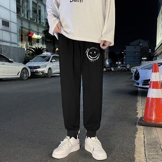 trousers【M-5XL】Korean fashion trend mens sports pants Personalized Trendy brand jogging pants Loose and comfortable casual pants Tik Tok Tide Brand Harem Pants