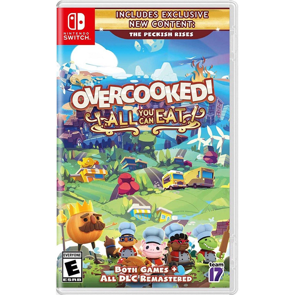 มือ1 Overcooked! All You Can Eat nintendo switch พร้อมส่ง เกม nsw ทำอาหาร multiplayer online เล่นได้