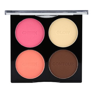 sivanna cheek&amp;contour palette makeup studio (HF356) / ซีเวนน่าชีค&amp;คอนทัวพาเลท no box ไม่มีกล่อง